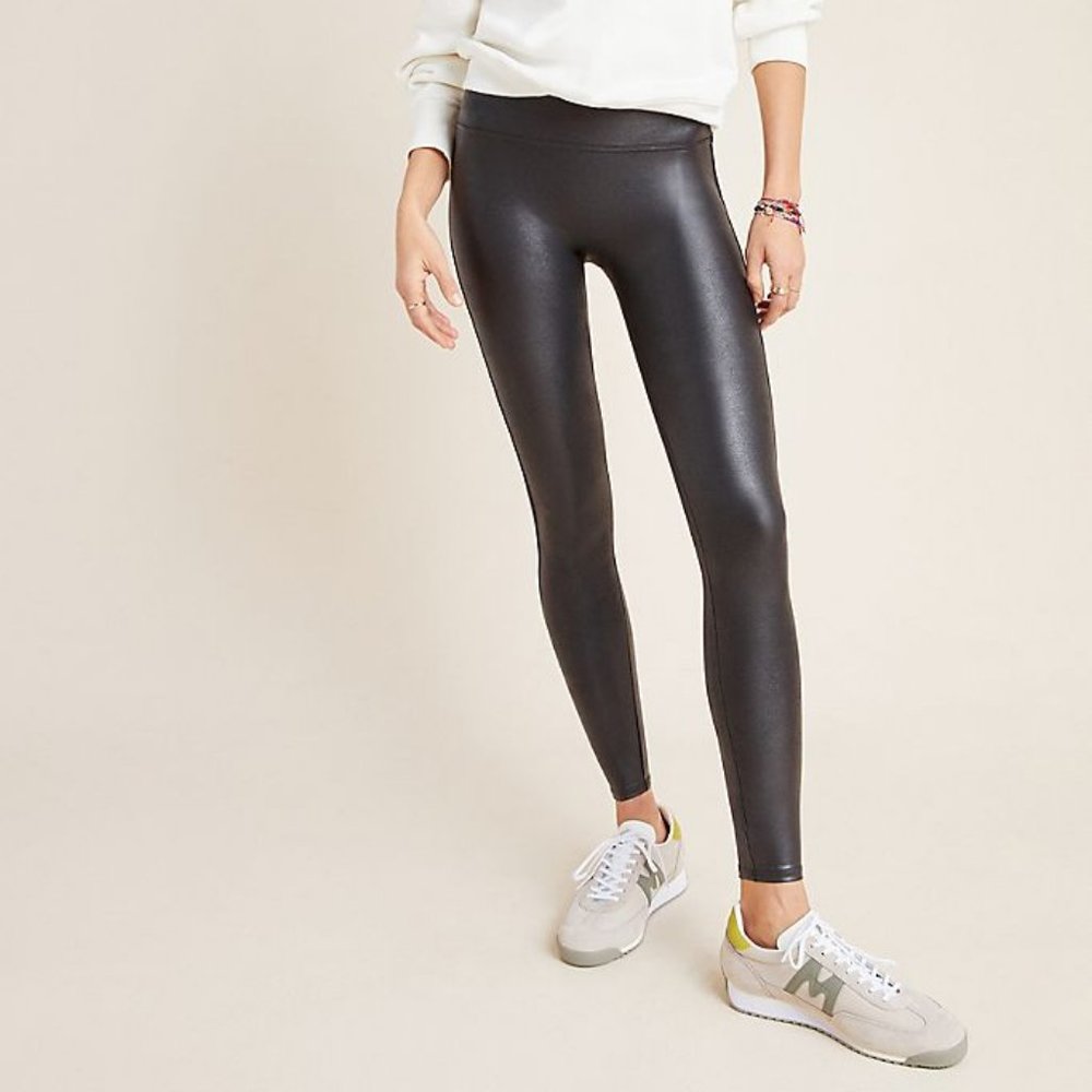 SPANX Faux Leather Leggings M